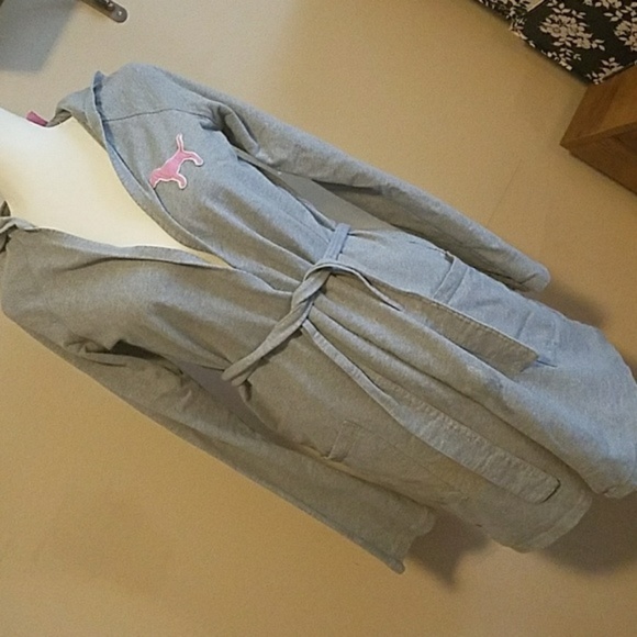PINK Victoria's Secret Other - PINK Victoria Secret Gray Robe